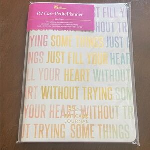 Erin Condren Pet Care Petite Planner, NWT.